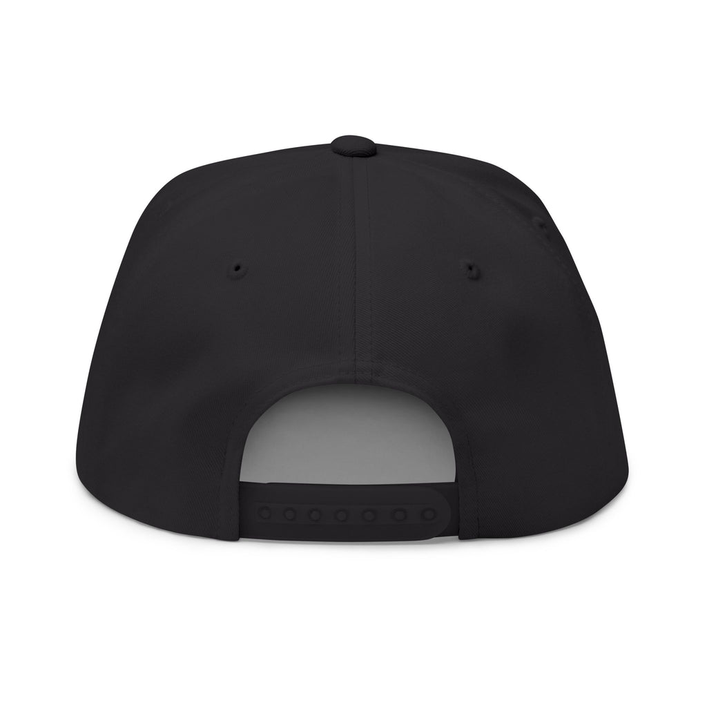 Embroidered Flat Bill Cap - Luvark Music Logo