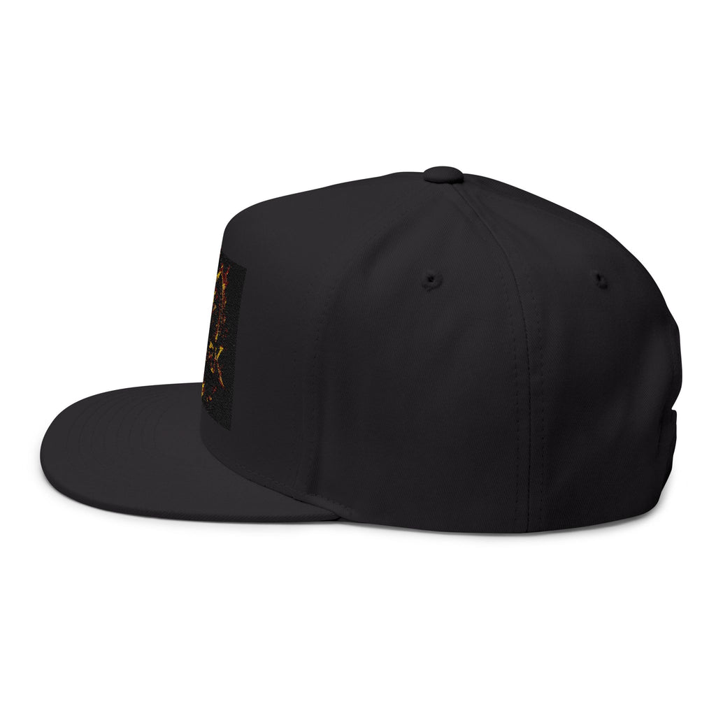 Embroidered Flat Bill Cap - Luvark Music Logo