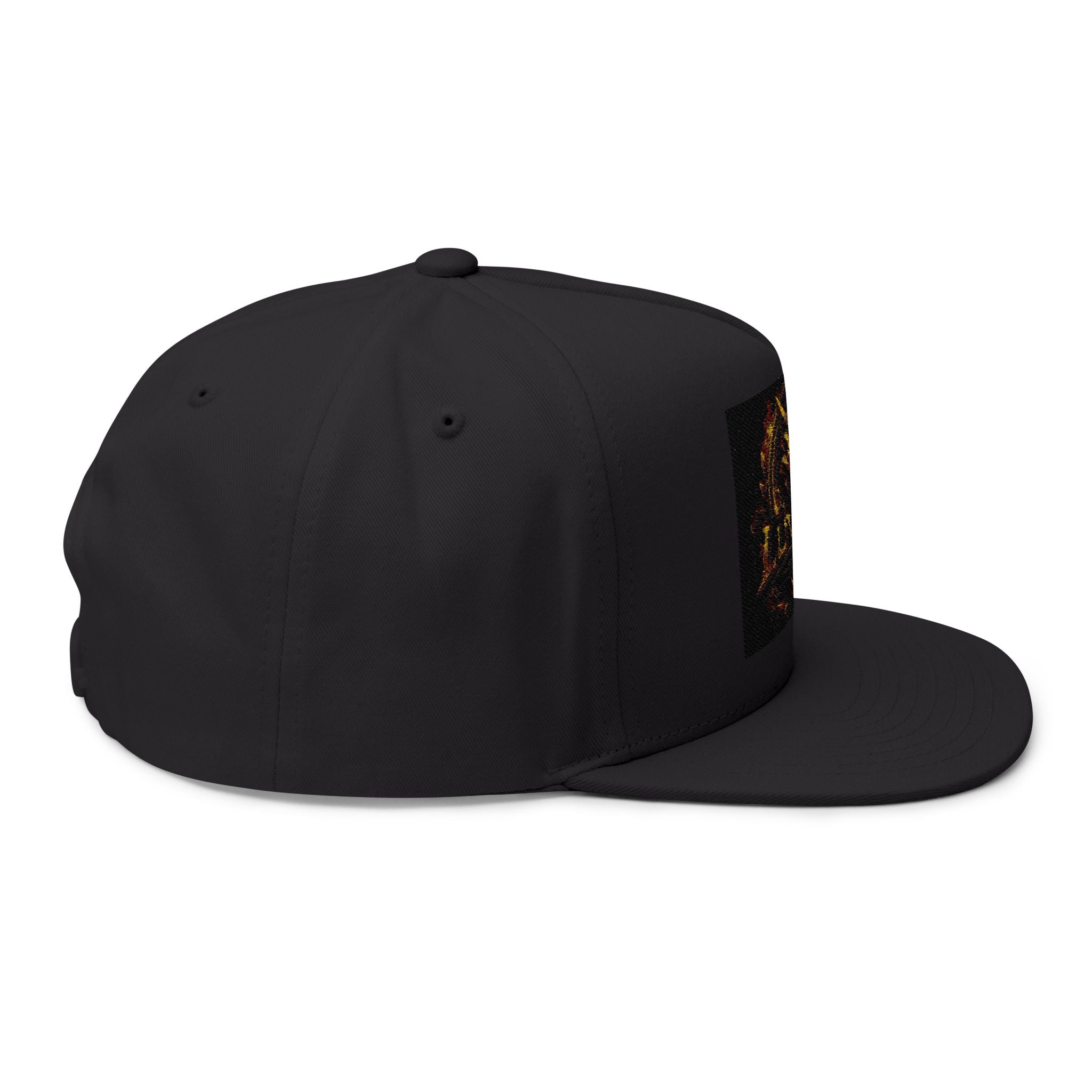 Embroidered Flat Bill Cap - Luvark Music Logo
