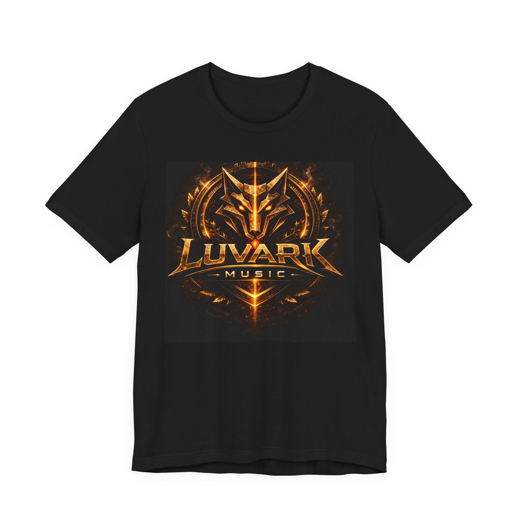 Luvark Music Logo T‑Shirt — Fiery Emblem Band Tee